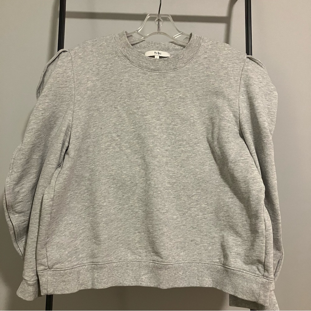 Tibi Sculpted Sleeve Sweatshirt